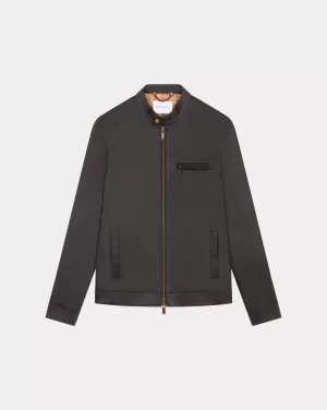 Sale Chevignon BLOUSON EN CUIR BIKE Marron