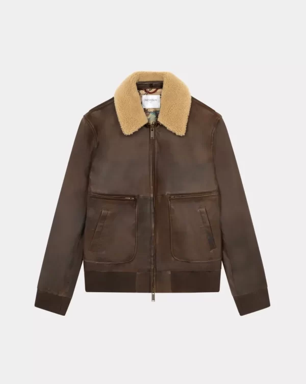 Best Chevignon BLOUSON GYVER VINTAGE Marron