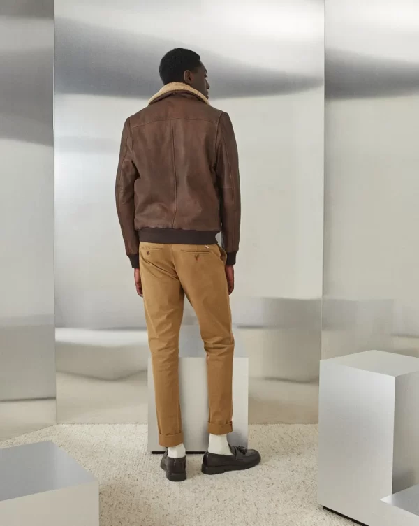 Best Chevignon BLOUSON GYVER VINTAGE Marron