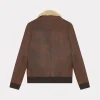 Cheap Chevignon BLOUSON PILOT CUIR HILL Marron
