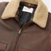 Cheap Chevignon BLOUSON PILOT CUIR HILL Marron