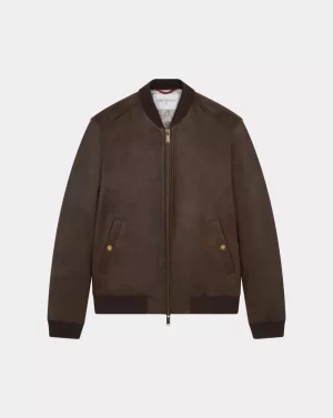 Shop Chevignon BLOUSON TEDDY BRUSH Marron