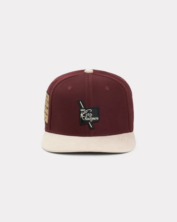 New Chevignon CASQUETTE AVEC BADGES KING CAP Burgundy