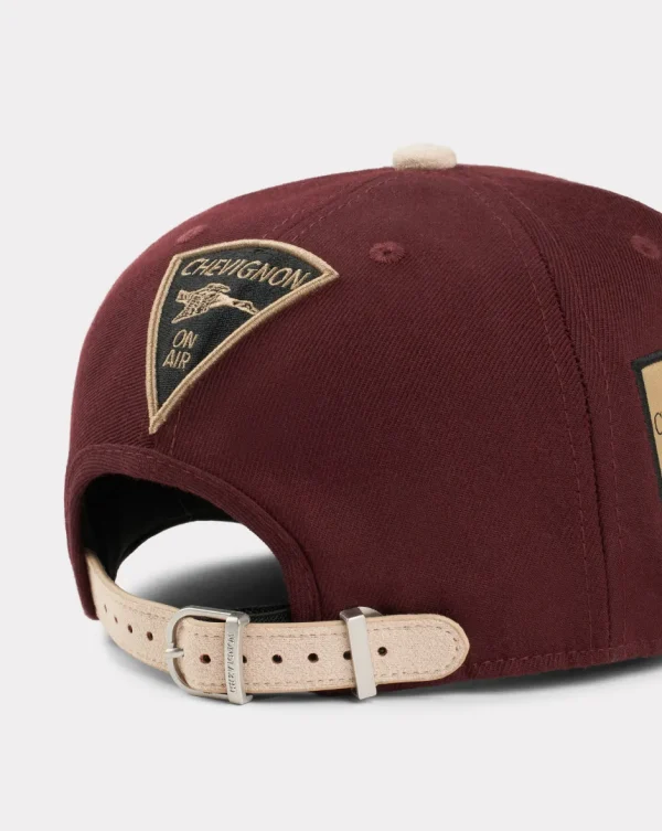 New Chevignon CASQUETTE AVEC BADGES KING CAP Burgundy