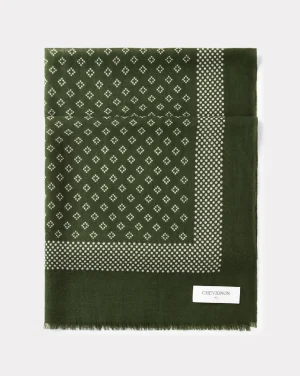 Best Chevignon ÉCHARPE EN LAINE BOMBAY SCARF Kaki