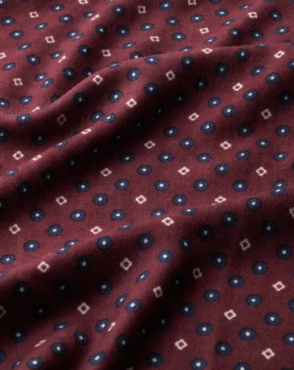 Sale Chevignon ÉCHARPE EN LAINE DOTS SCARF Burgundy