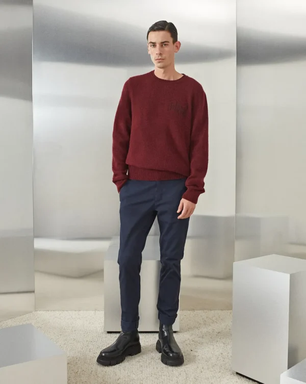 New Chevignon PULL CITY WOOL Burgundy