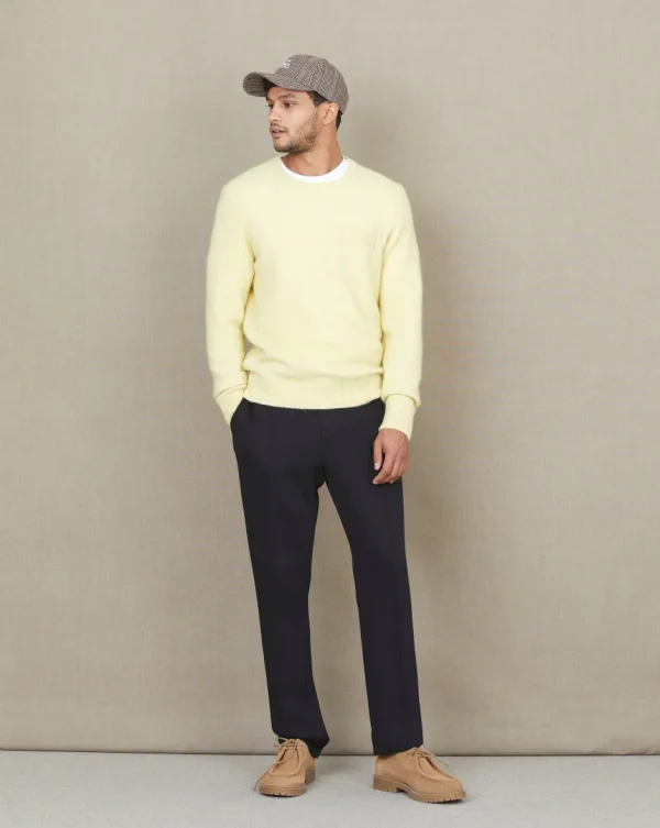 Shop Chevignon PULL CITY WOOL Jaune