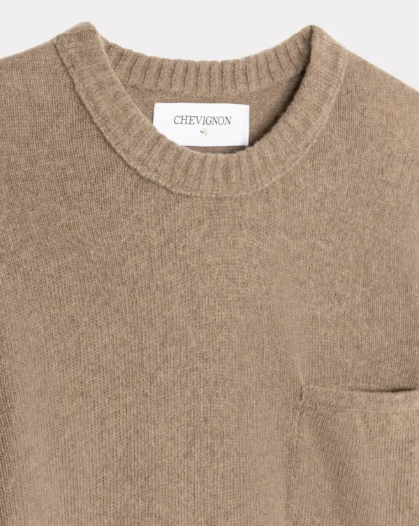 Clearance Chevignon PULL POCKET WOOL Beige