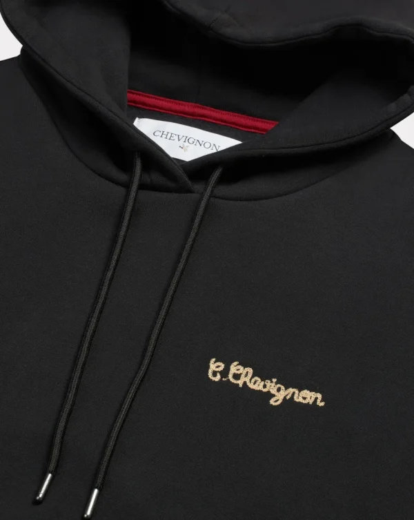 Discount Chevignon SWEATSHIRT HOOD 90 Noir