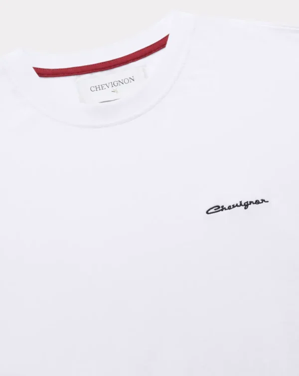 Clearance Chevignon TEE SHIRT CITY TEE Blanc