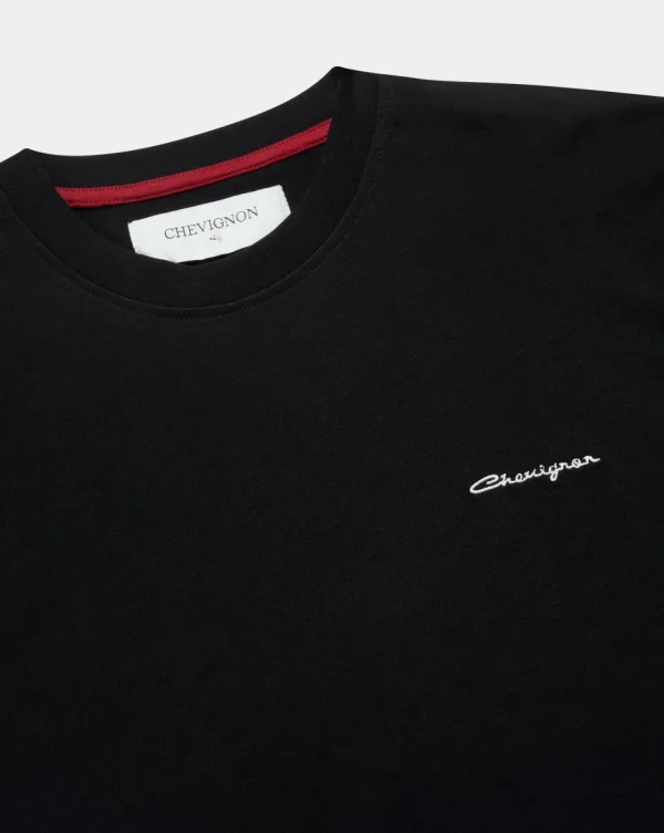 Outlet Chevignon TEE SHIRT CITY TEE Noir