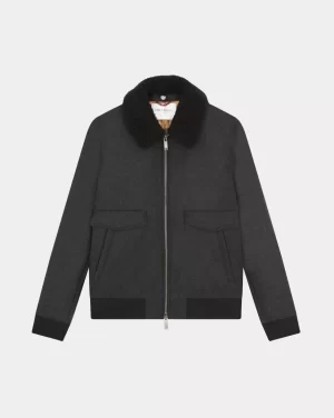 Store Chevignon VESTE PILOT WOOL Gris